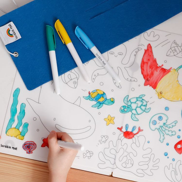 Scribble Mat "Bajo el Mar"