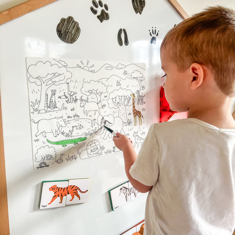 Scribble Mat "De Safari"