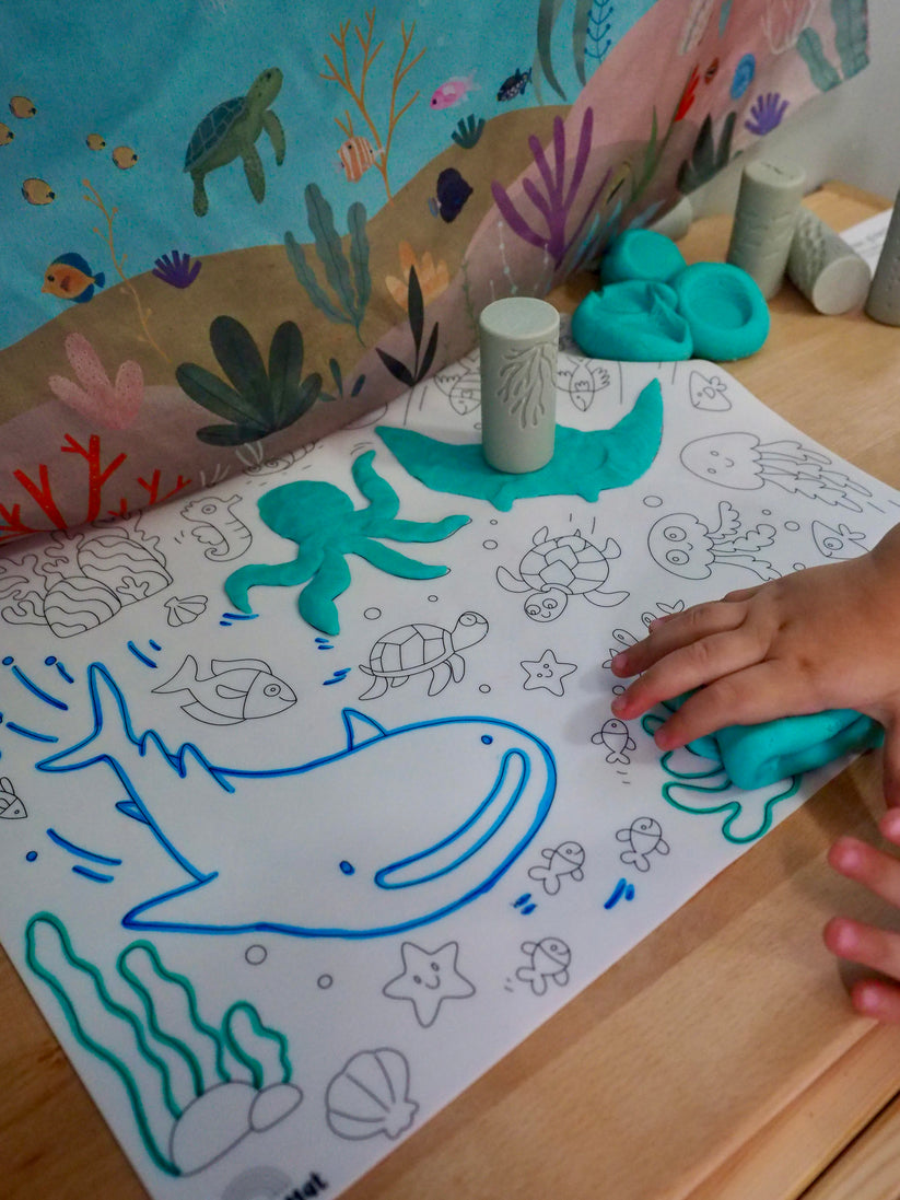 Scribble Mat "Bajo el Mar"