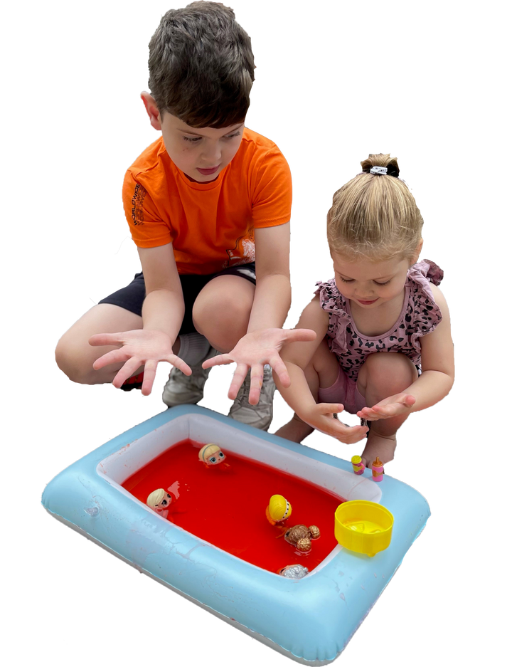 Bandeja de juegos inflable