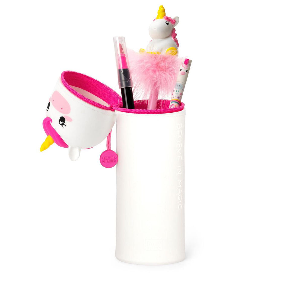 Kawaii - Estuche 2 en 1 de Silicona Unicorn «Believe in Magic»