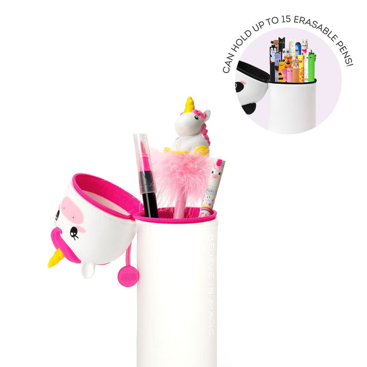 Kawaii - Estuche 2 en 1 de Silicona Unicorn «Believe in Magic»