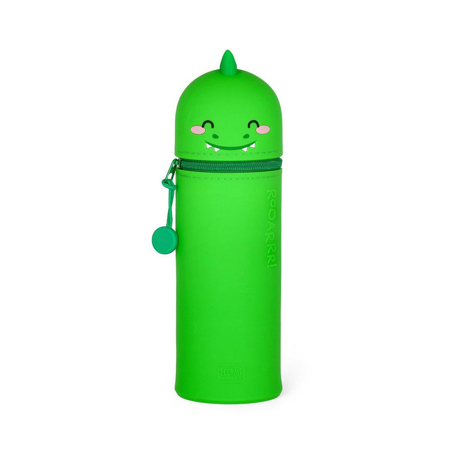 Estuche de Silicona 2 en 1 - Kawaii - Estuche 2 en 1 de Silicona Dino «Roooarr»