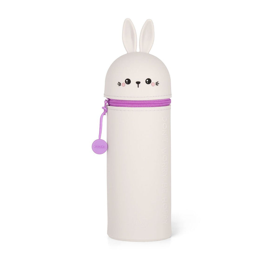Estuche de Silicona 2 en 1 - Kawaii - Estuche 2 en 1 de Silicona Bunny «Don't Worry Be Hoppy»