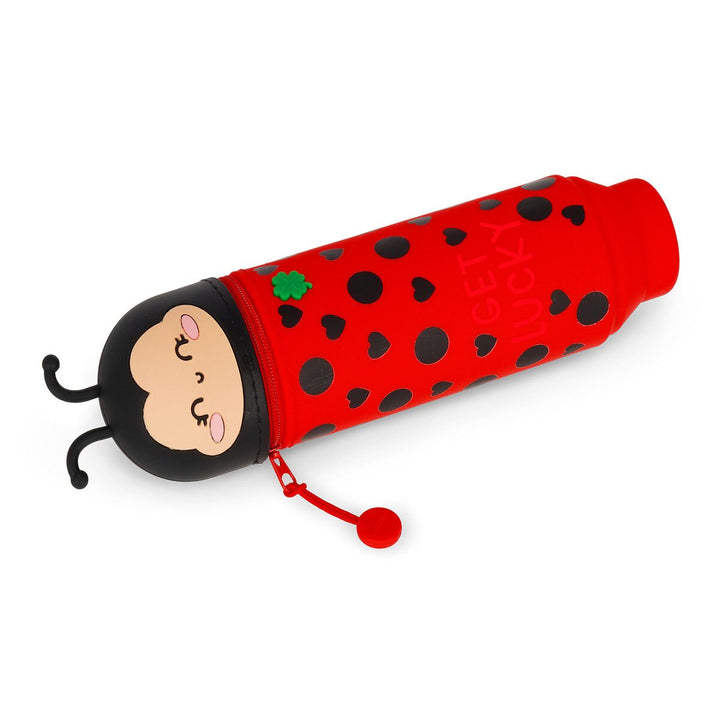 Estuche 2 en 1 de Silicona Ladybug «Get Lucky»