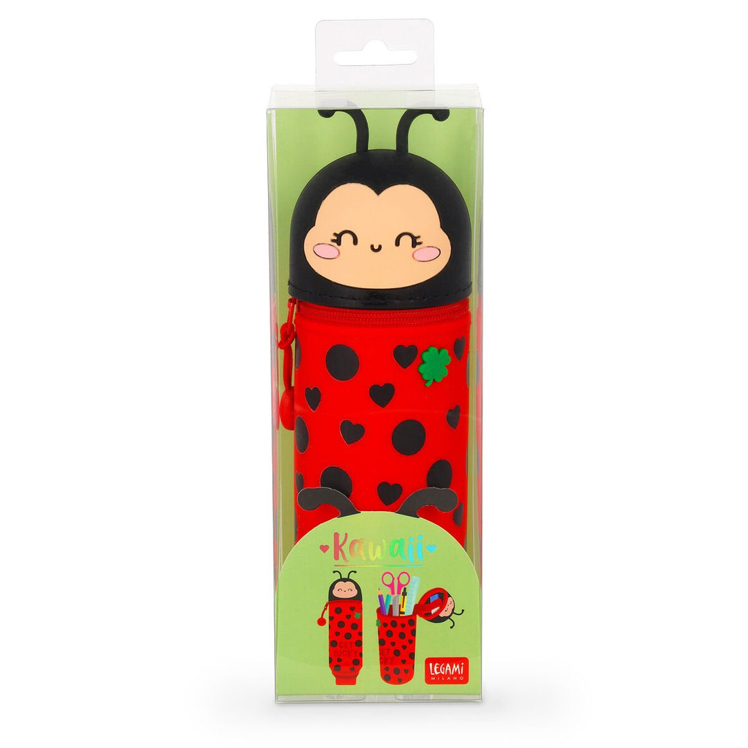 Estuche 2 en 1 de Silicona Ladybug «Get Lucky»