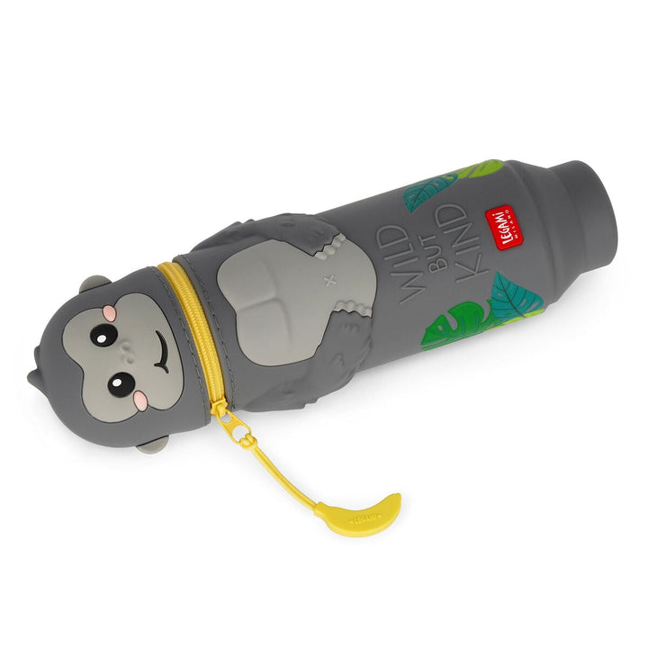 Estuche 2 en 1 de Silicona Gorilla «Wild but Kind» - Kawaii
