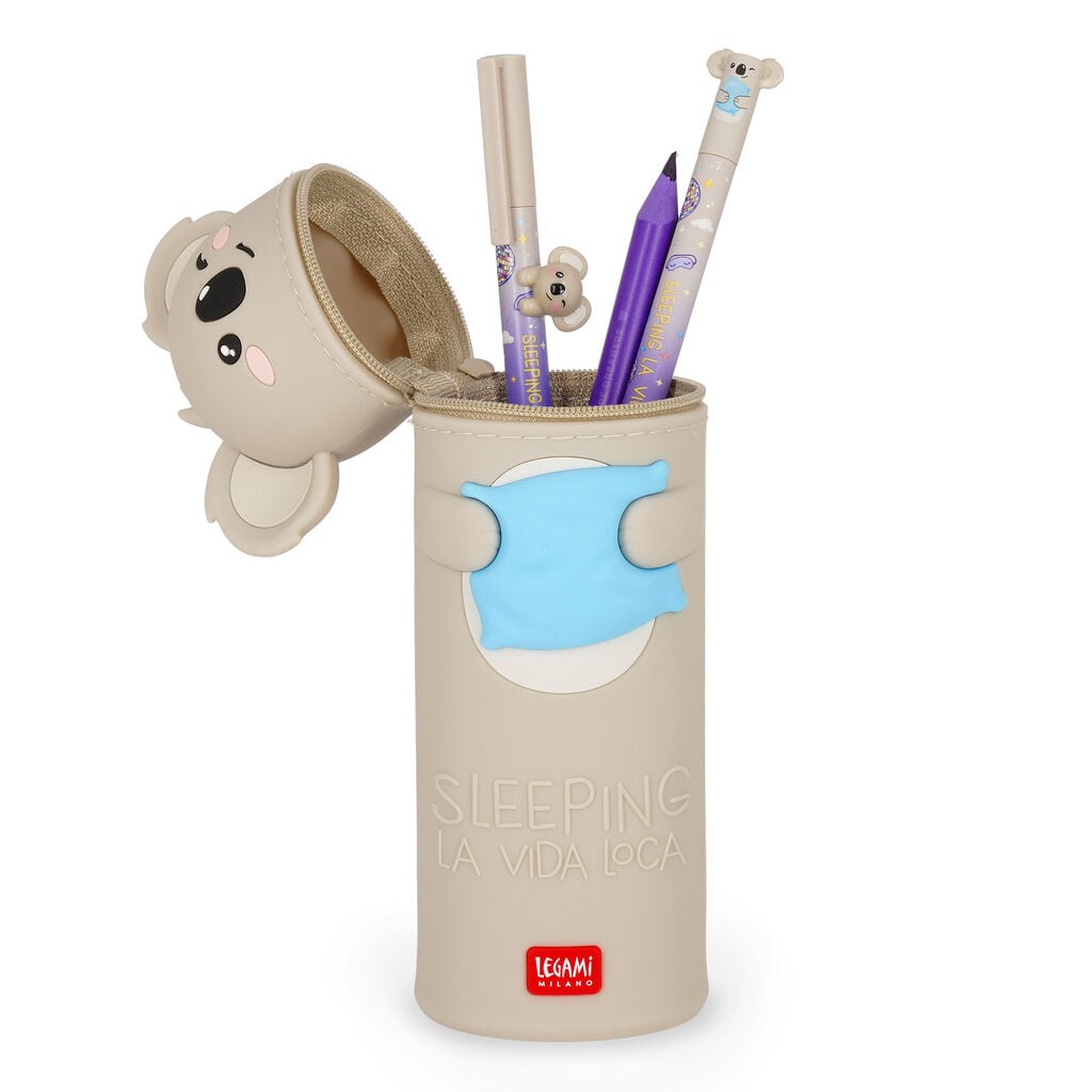 Estuche 2 en 1 de Silicona Koala «Sleeping la Vida Loca» - Kawaii