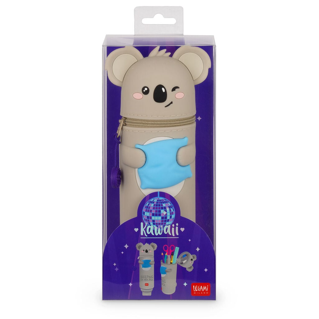 Estuche 2 en 1 de Silicona Koala «Sleeping la Vida Loca» - Kawaii