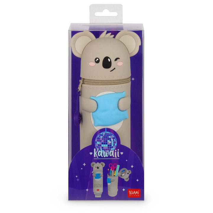 Estuche 2 en 1 de Silicona Koala «Sleeping la Vida Loca» - Kawaii