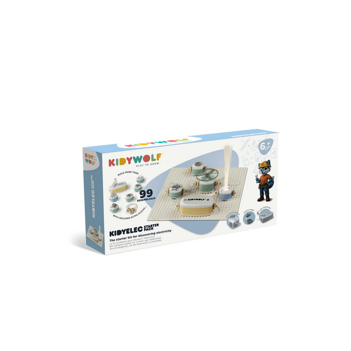 Kidyelec - Mi Primer Kit Eléctrico - Iniciación 11 piezas