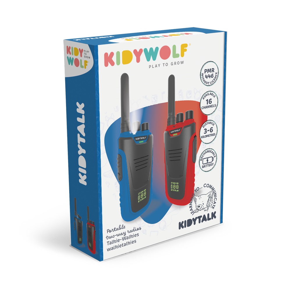 Kidytalk azul-rojo