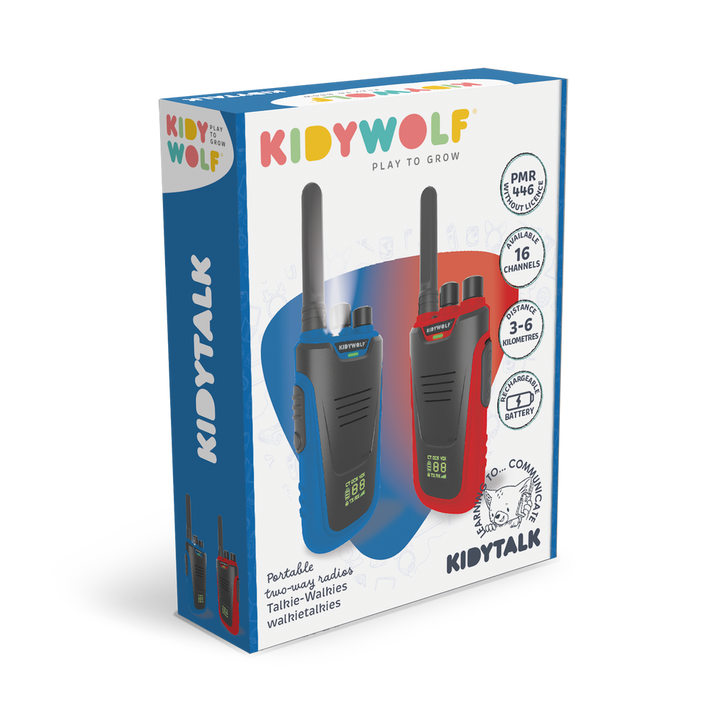 Kidytalk azul-rojo