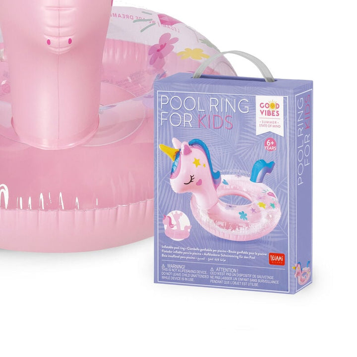 Flotador infantil inflable para la Piscina - Unicorn