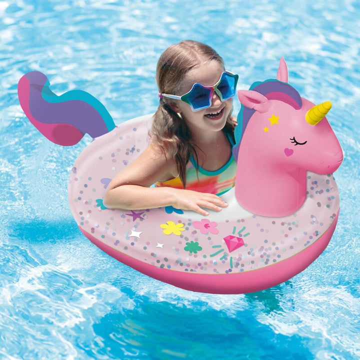Flotador infantil inflable para la Piscina - Unicorn