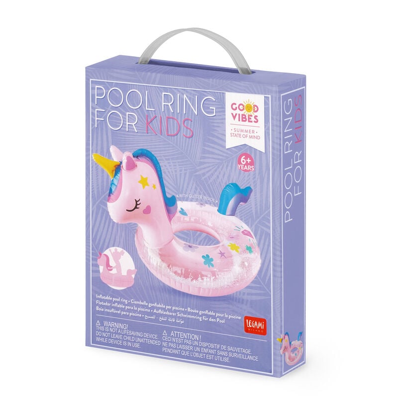 Flotador infantil inflable para la Piscina - Unicorn