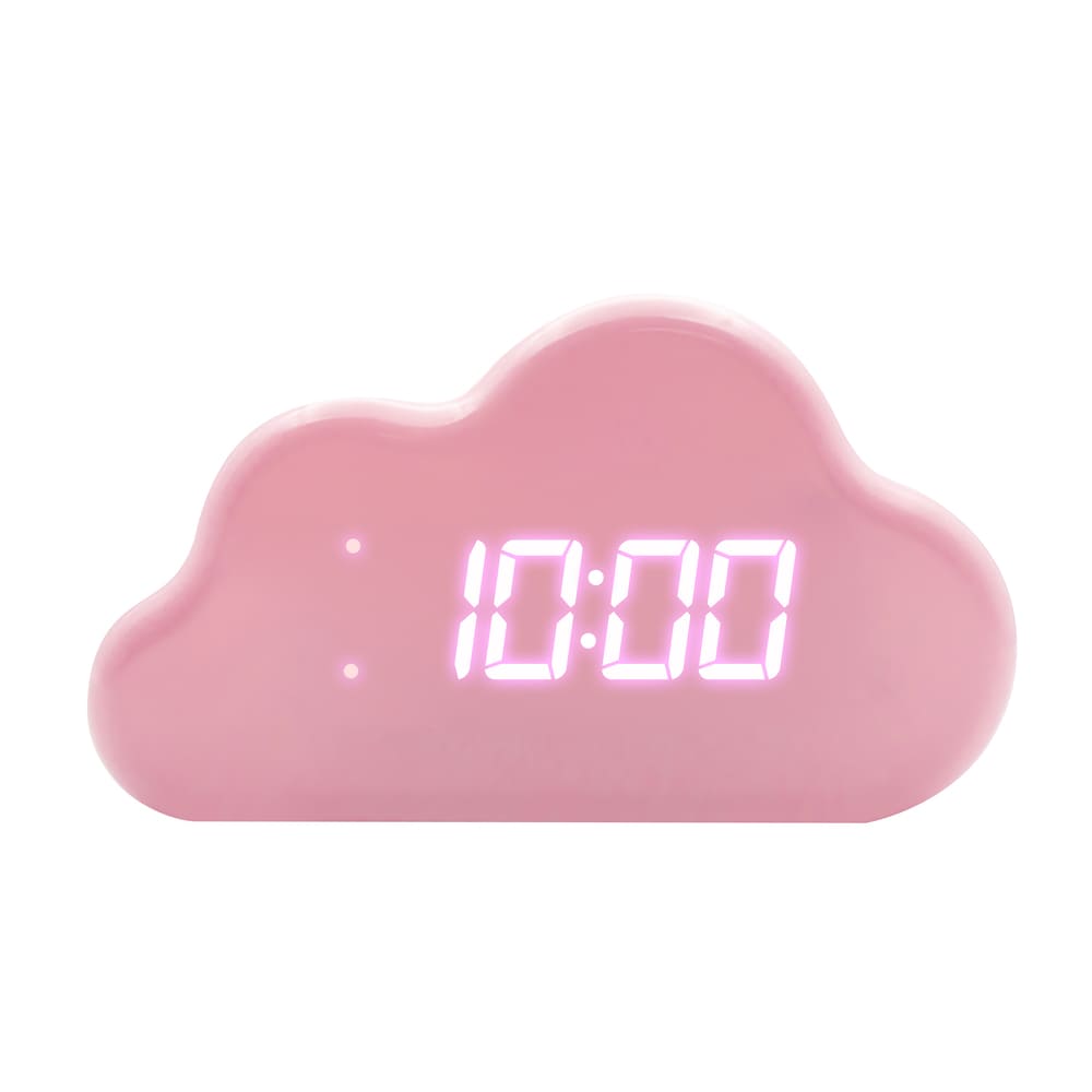 Despertador digital Cloud - Rosa