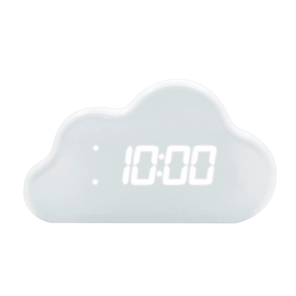Despertador digital Cloud - Blanco