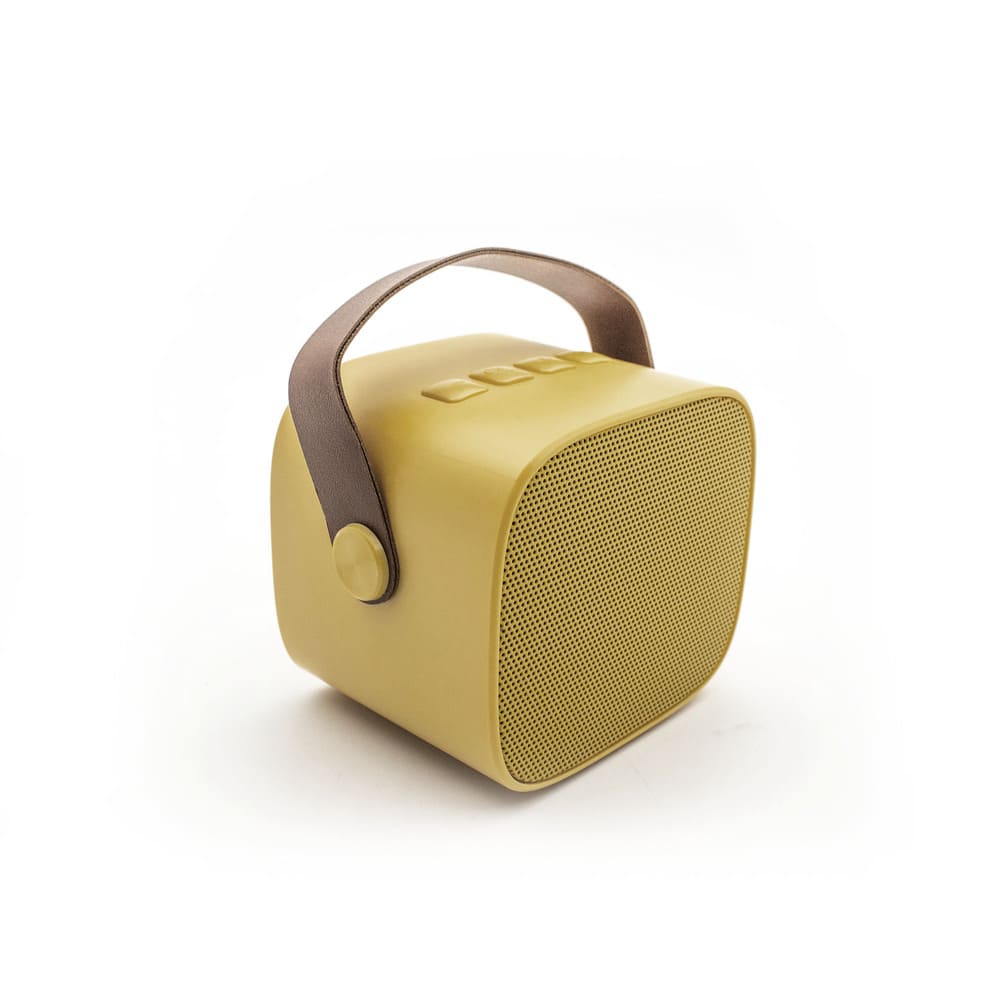 Karaoke – Altavoz Bluetooth con micrófono - Amarillo