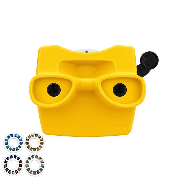 Visor 3D retro - Amarillo