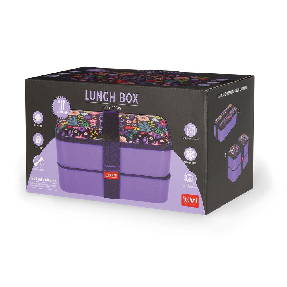 Fiambrera 1200 ml - Flowers - Lunch Box