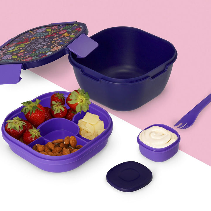 Fiambrera 1700 ml - Flowers - Lunch Box