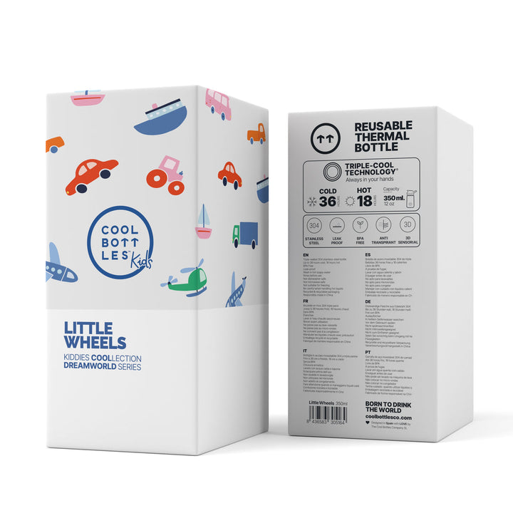 The Kiddie Bottle - Little Wheels 350ml