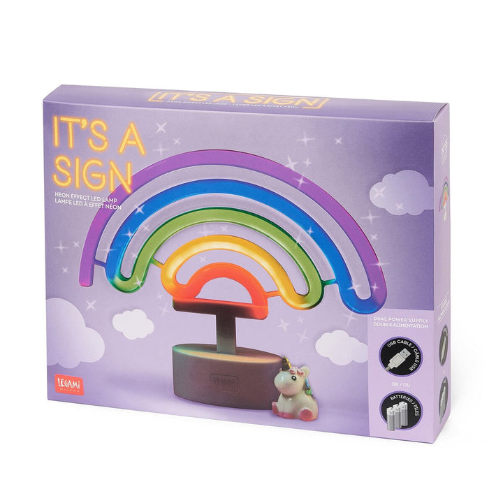 Lámpara Led Efecto Neón - It's a Sign - Rainbow