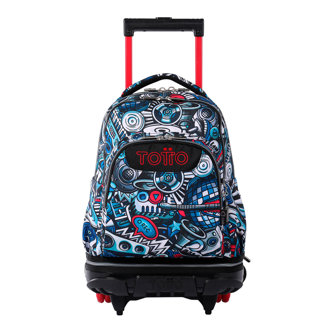 Mochila escolar con ruedas desmontable Tiza