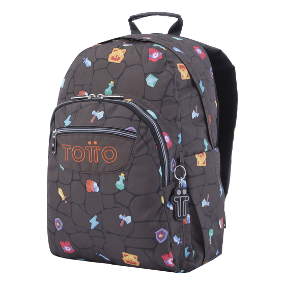 Mochila escolar adaptable a carro - Acuareles - Videojuegos