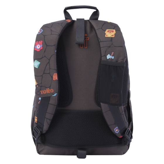 Mochila escolar adaptable a carro - Acuareles - Videojuegos