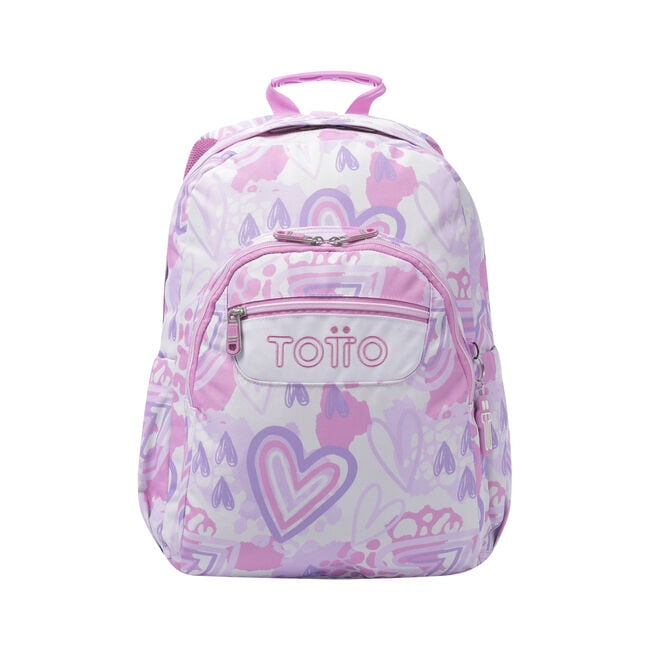 Mochila escolar adaptable a carro - Acuareles - Amalia