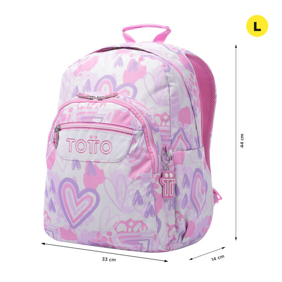 Mochila escolar adaptable a carro - Acuareles - Amalia