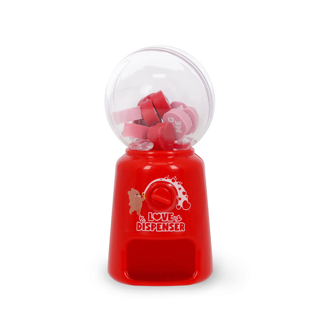 Mini dispensador de gomas de borrar - Heart