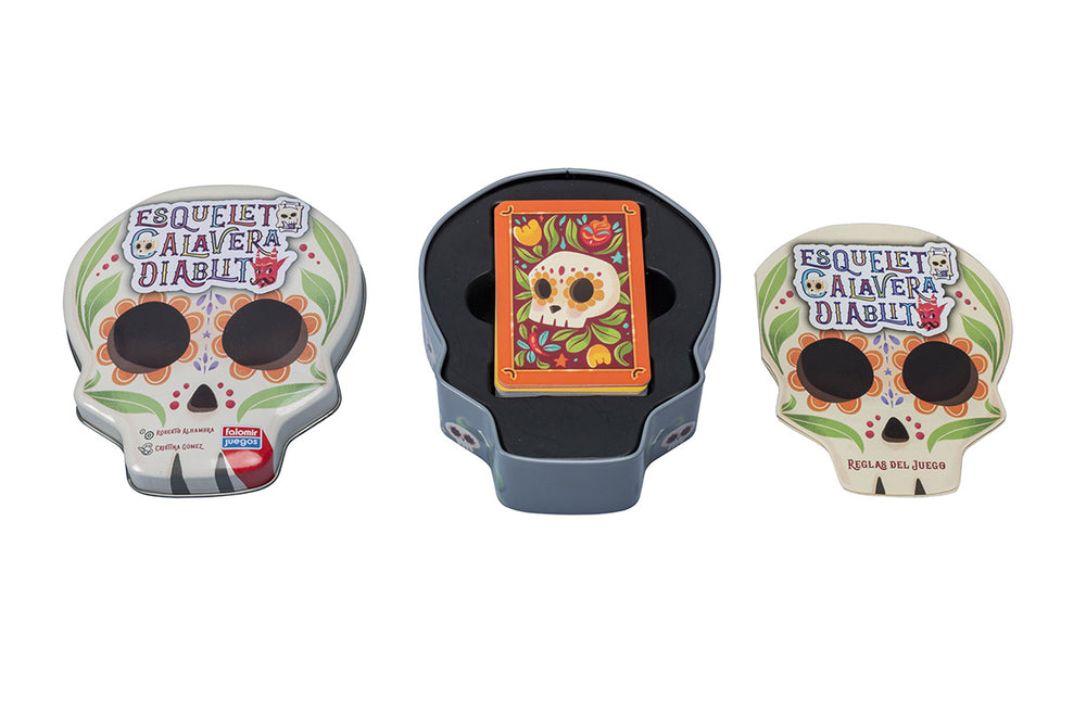 Esqueleto calavera diablito