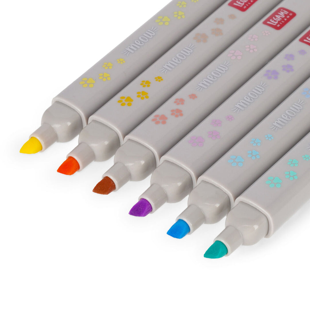 Set de 6 Subrayadores Pastel - Meow