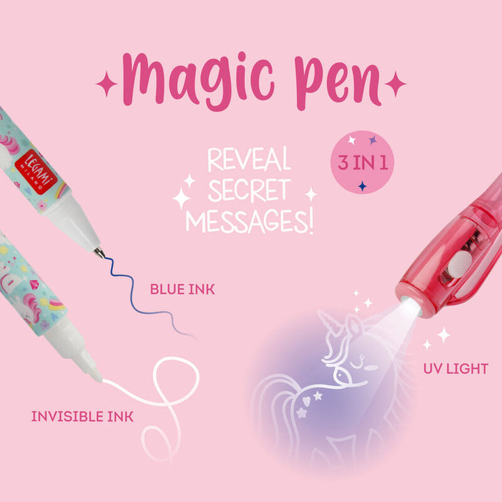 Bolígrafo con Tinta Invisible - Magic Pen - Unicorn