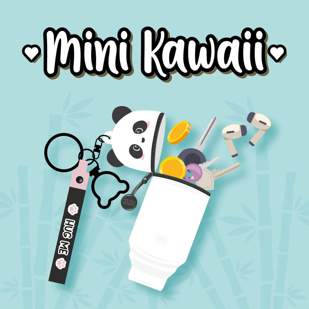 Monedero con Llavero - Mini Kawaii - Panda