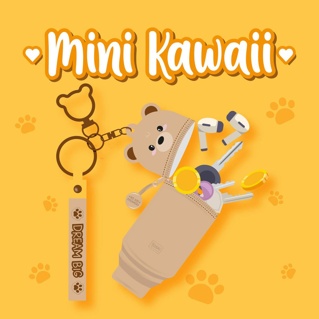 Monedero con Llavero - Mini Kawaii - Teddy Bear