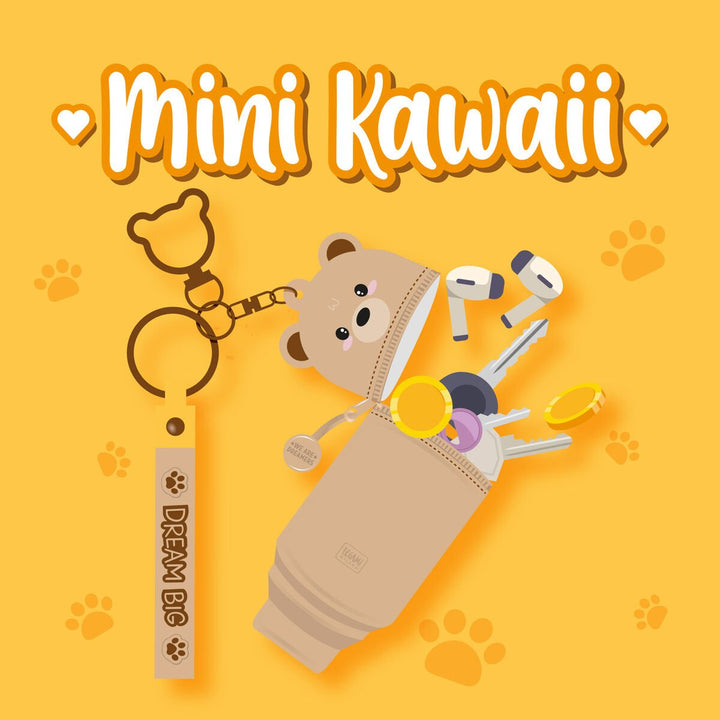 Monedero con Llavero - Mini Kawaii - Teddy Bear