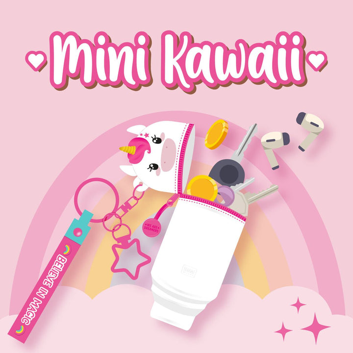 Monedero con Llavero - Mini Kawaii - Unicorn