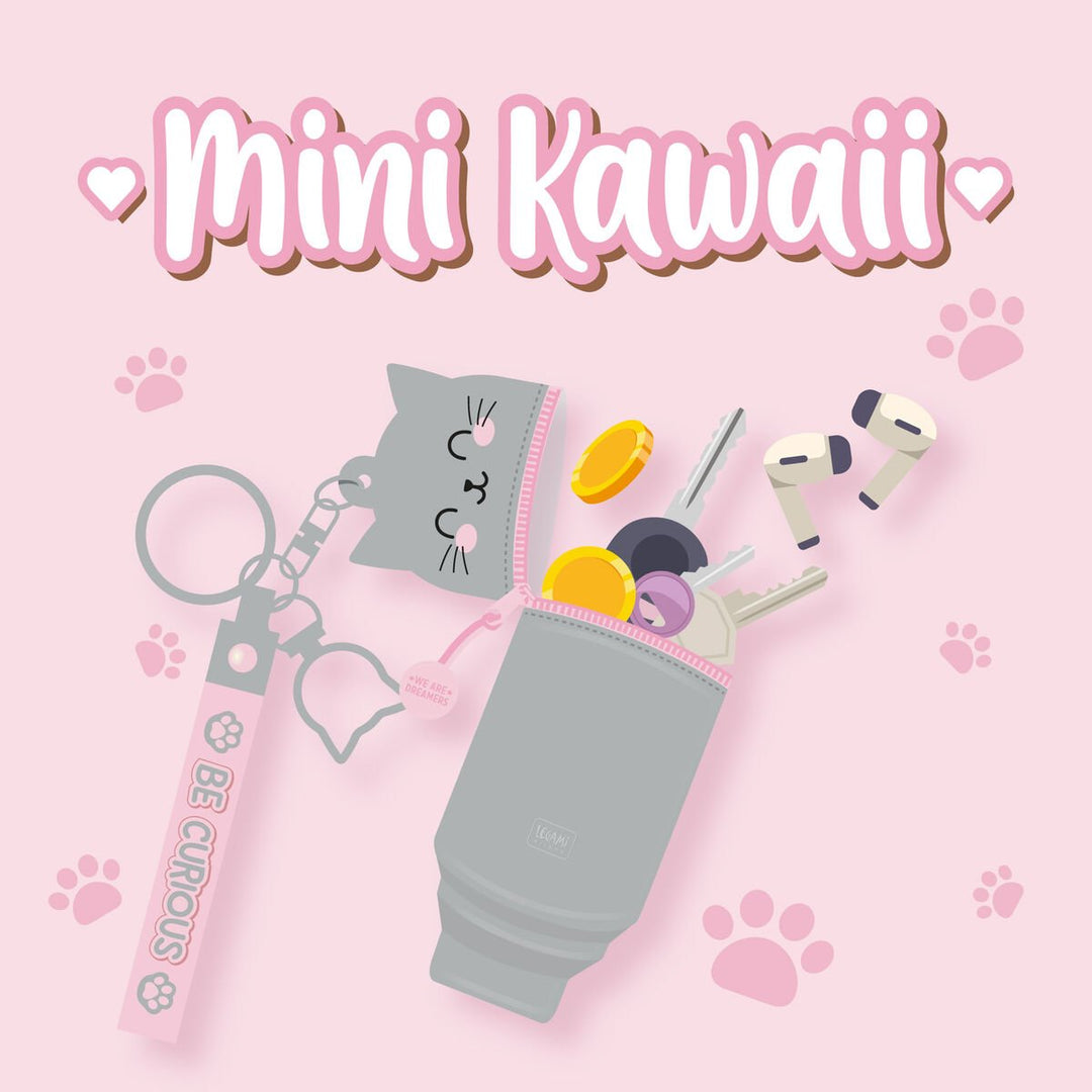 Monedero con Llavero - Mini Kawaii - Kitty