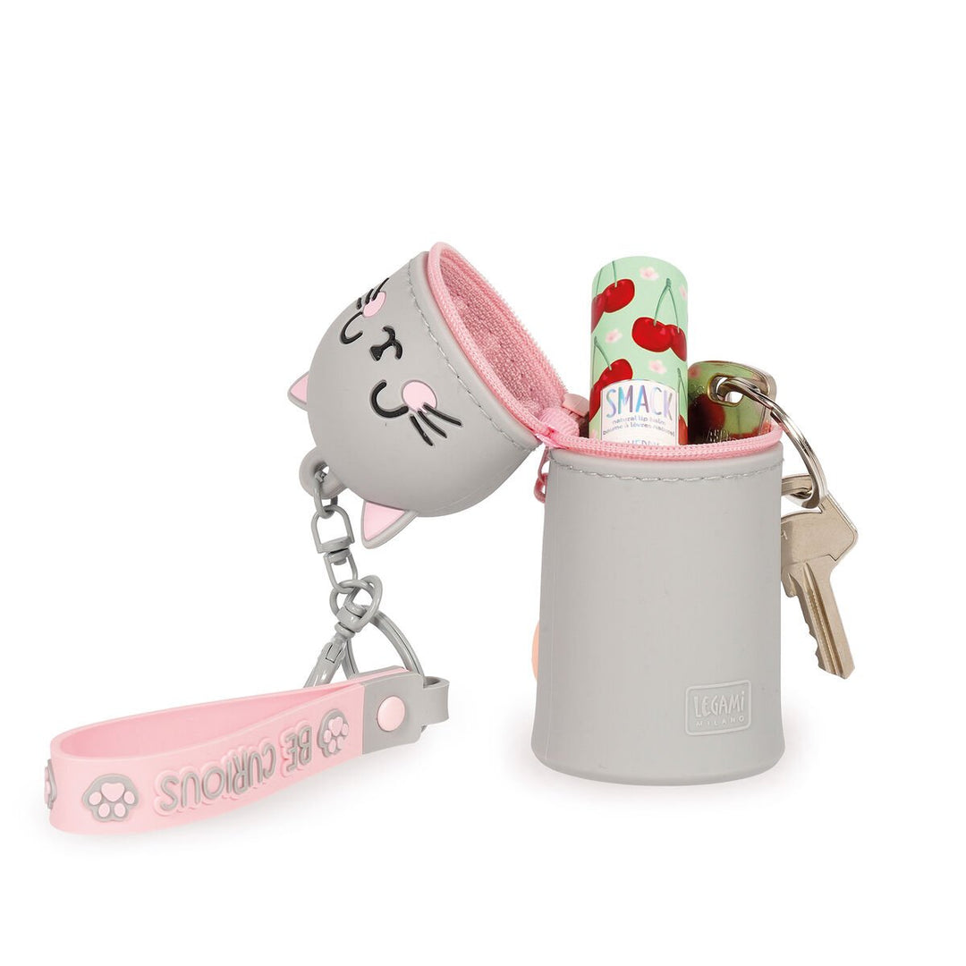 Monedero con Llavero - Mini Kawaii - Kitty