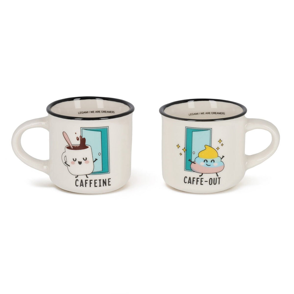 Set de 2 Tazas de Café - Poo - Espresso For Two