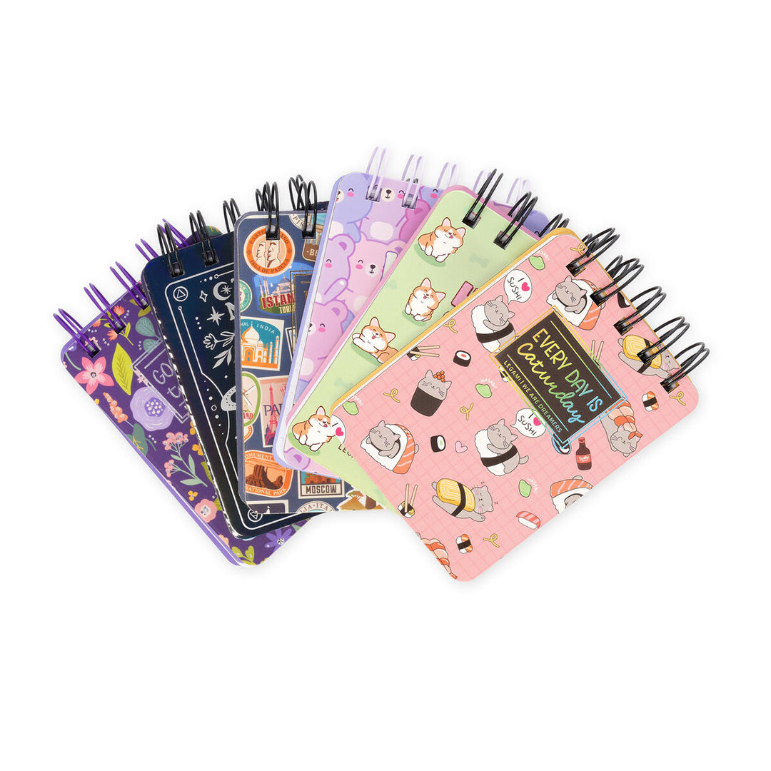 Cuaderno a Rayas con Portada Rígida Ilustrada - Sushi - Bloc de Notas - Con Espiral