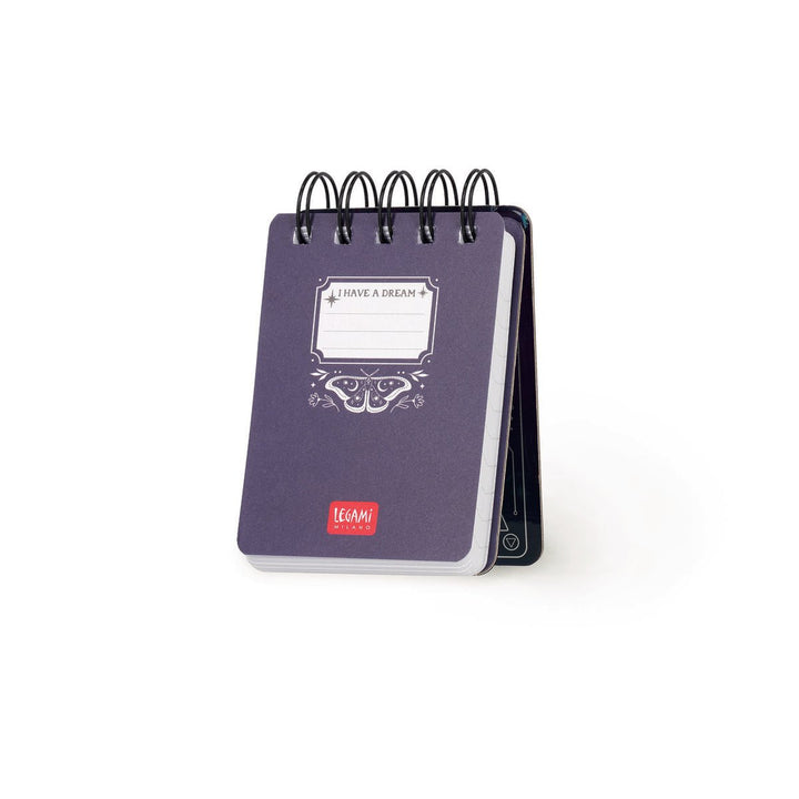 Cuaderno a Rayas con Portada Rígida Ilustrada - Moth - Bloc de Notas - Con Espiral