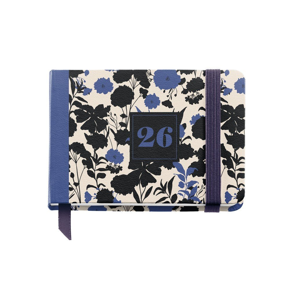 Agenda pocket S/V cat black&blue 26