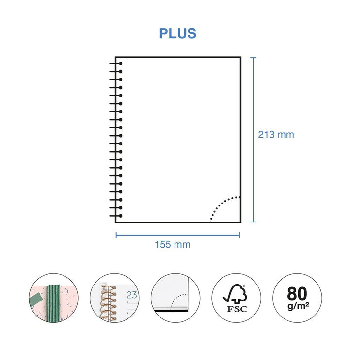Agenda esp.plus S/V-cat confeti 26