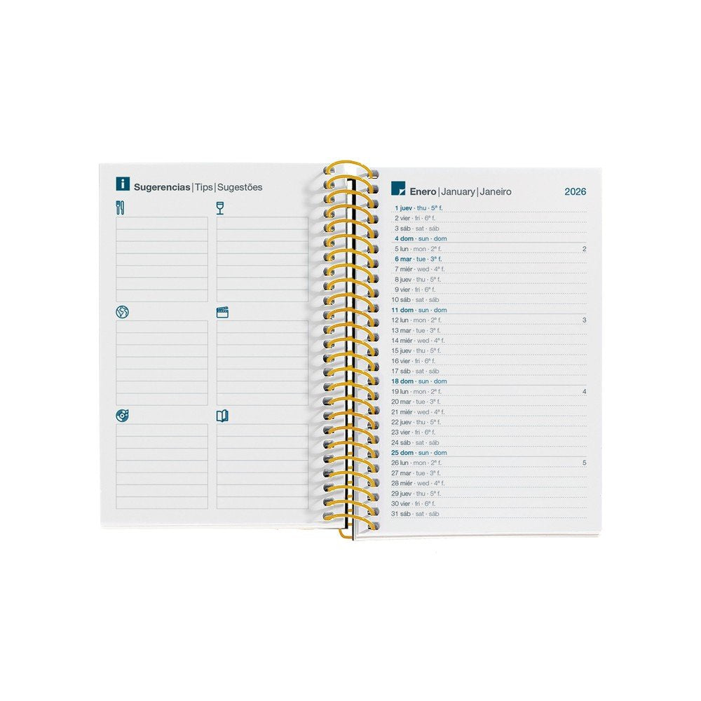 Agenda esp.caddy S/V-cat polka dots 26