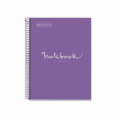Cuaderno NB5 A4 120 CLA 90G Emotions Purpura